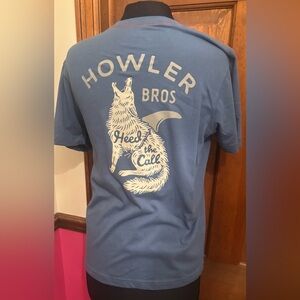 Howler Brothers Blue 'Heed the Call' Tee